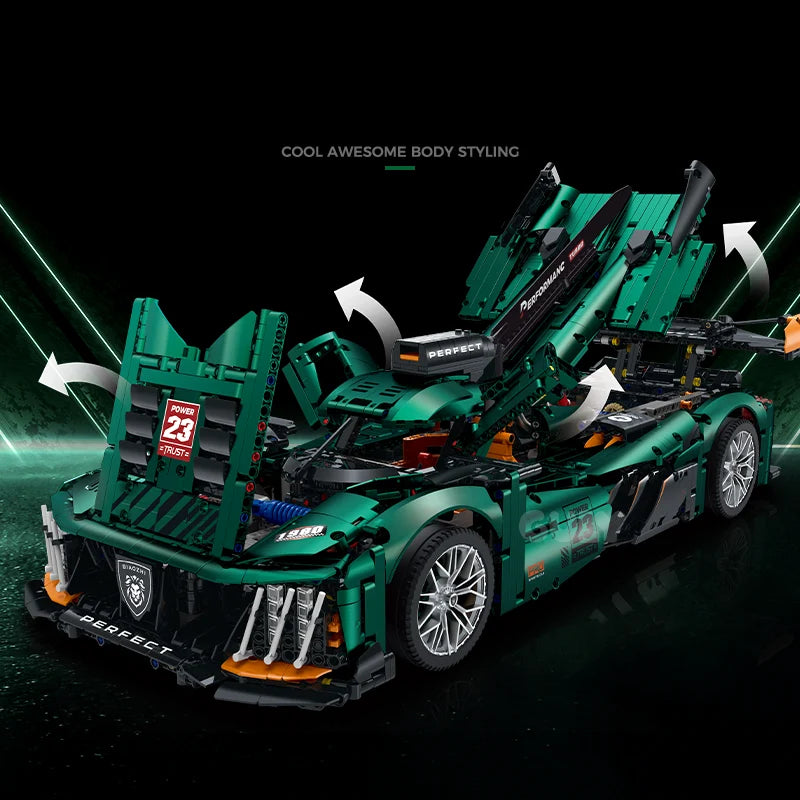 GULY 10616 LM-24 Prototype – Le Mans Hypercar 1:8 | 3.537 Teile – Static