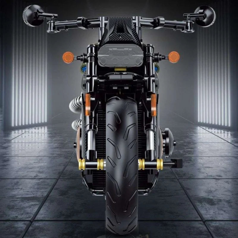 GULY 60514 Desert Burn – Militär Motorrad mit V-Twin | 590 Teile