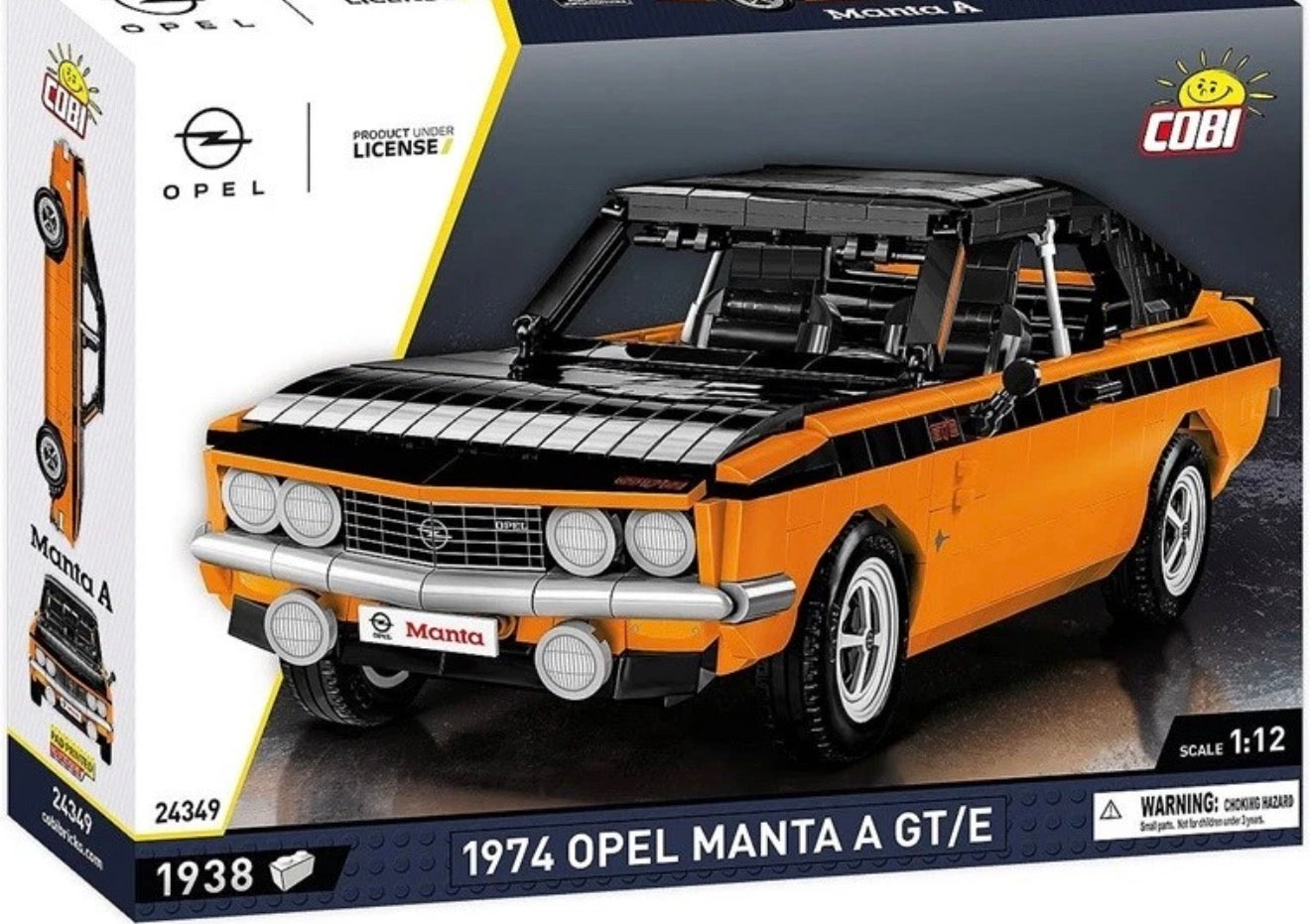 COBI Opel Manta A GT/E 1974 – 1938 Teile Oldtimer Klemmbaustein Modell 1:12