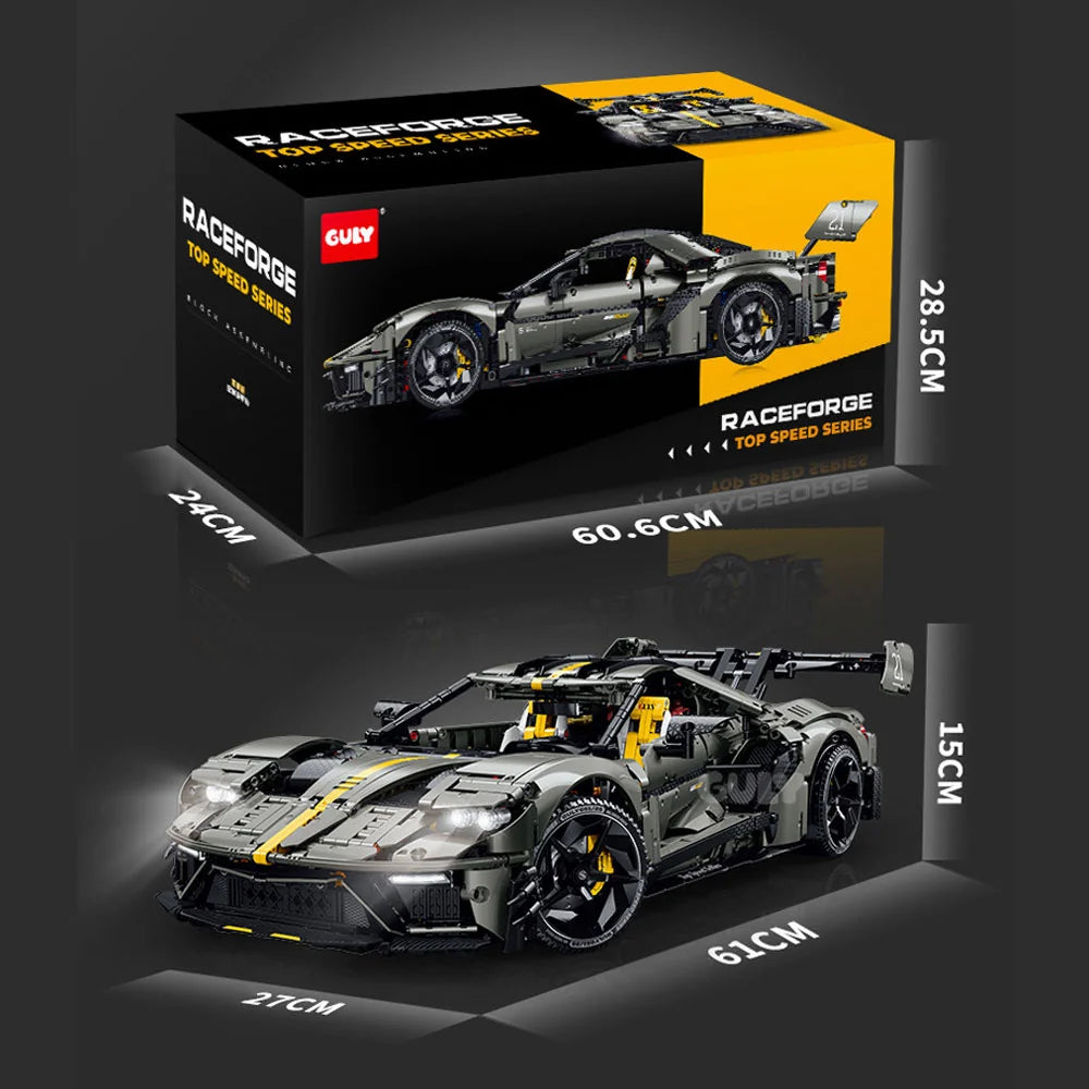 Guly GT Mansory Supercar 10651 | Supercar Klemmbaustein-Set | Static Set