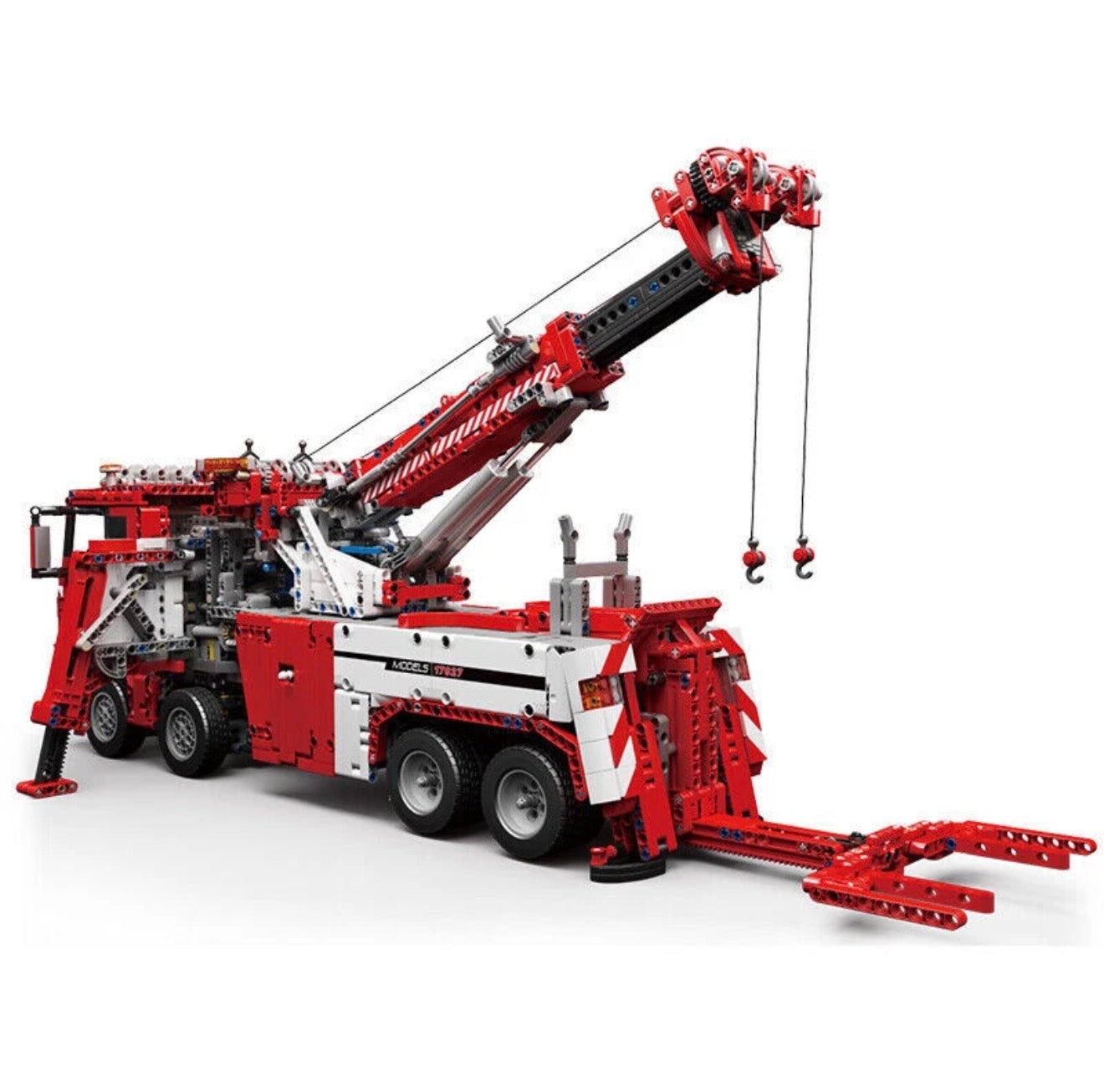 Mould King 17027 RC Abschlepptruck – 4883 Teile Technik-Klemmbaustein-Set | Ferngesteuerter Truck