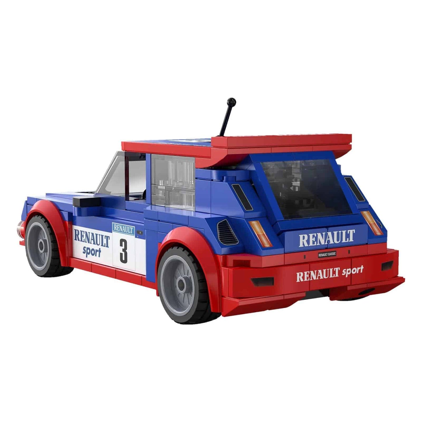 CaDA C55038W Renault 5 Maxi Turbo Rallye Sportwagen 1:24 – 308 Teile Klemmbaustein Modellauto
