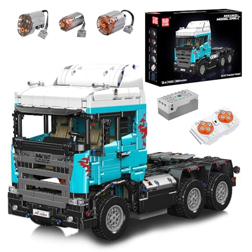 Mould King 13203 Sattelzugmaschine – 2060 Teile RC Klemmbaustein LKW Modell mit Motoren