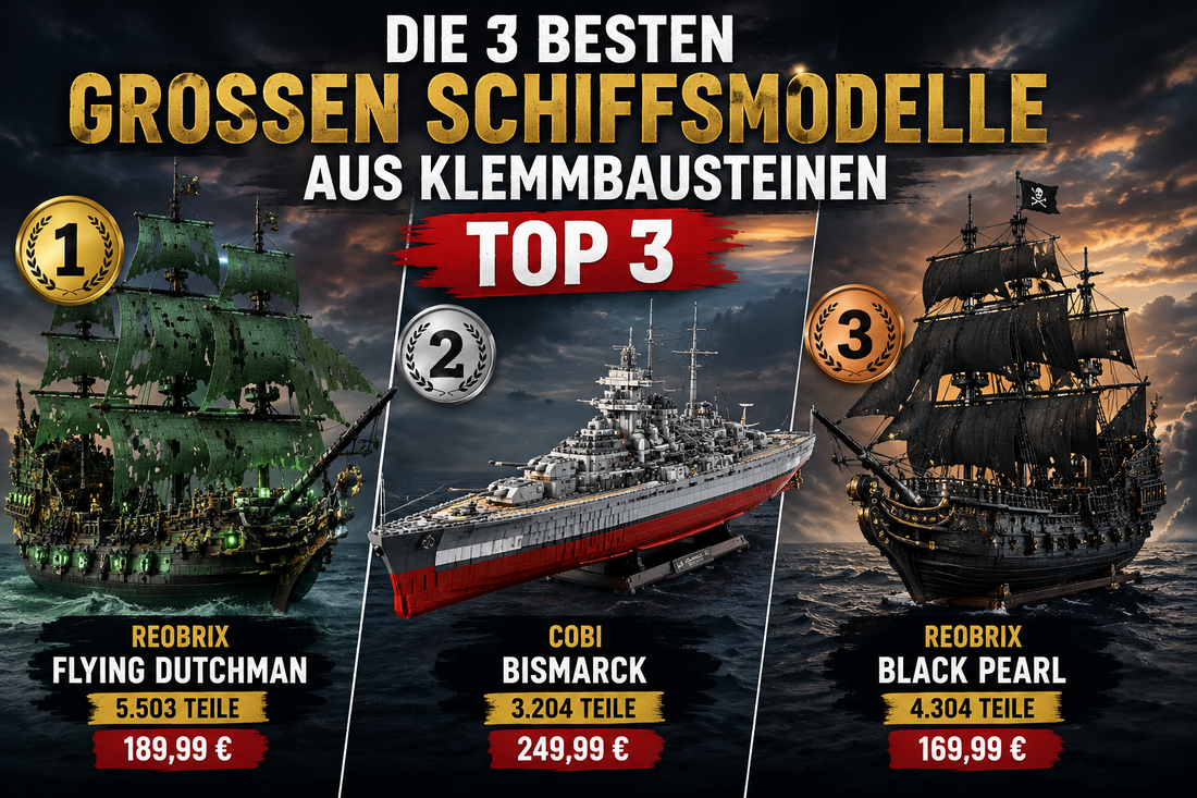 Die 3 besten großen Schiffsmodelle aus Klemmbausteinen im Vergleich (2026)