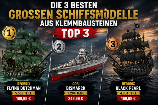 Die 3 besten großen Schiffsmodelle aus Klemmbausteinen im Vergleich (2026)