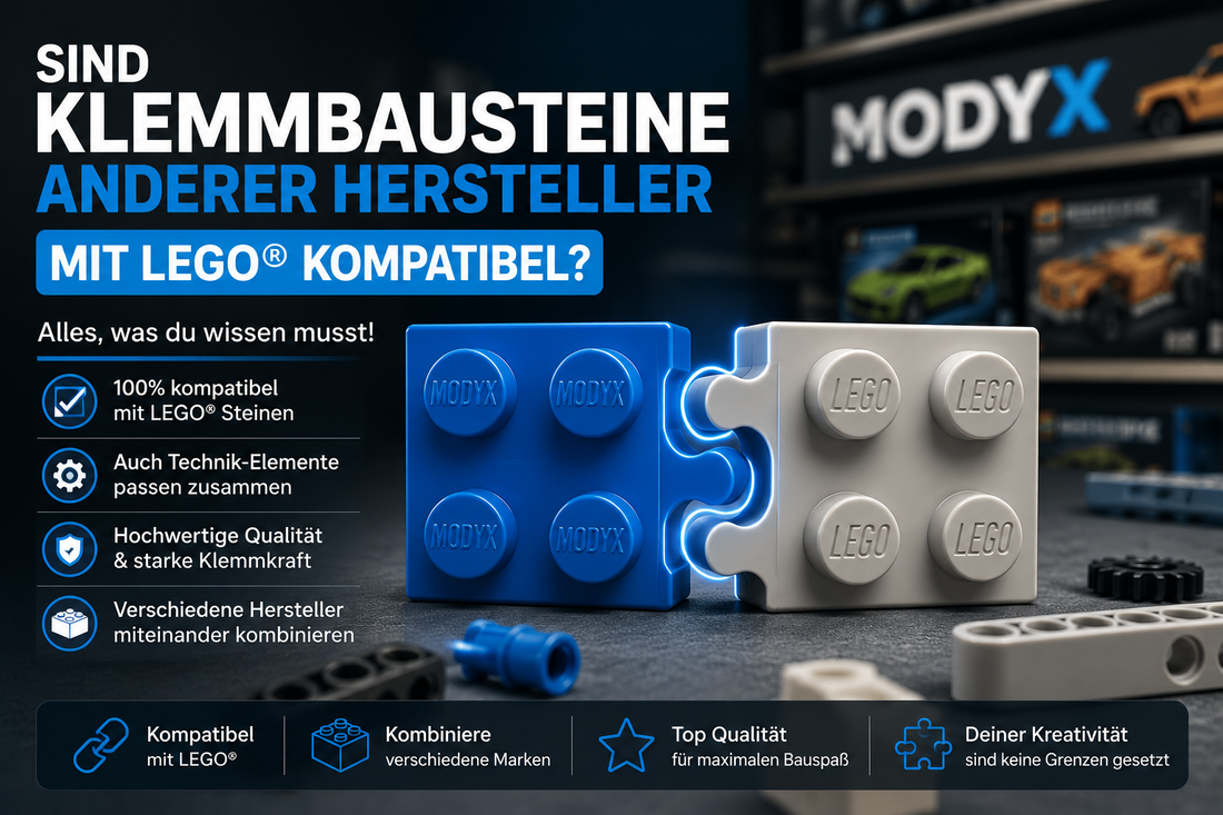 Sind Klemmbausteine anderer Hersteller mit LEGO® kompatibel? Die wichtigsten Antworten im Überblick