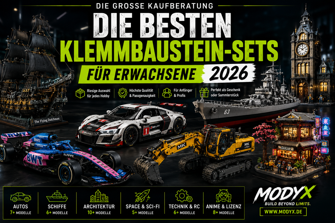Die besten Klemmbaustein-Sets für Erwachsene 2026 – Die große Kaufberatung | MODYX