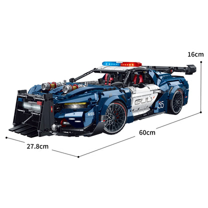GULY 10655 Interceptor – Polizei-Sportwagen Static | 3.975 Teile