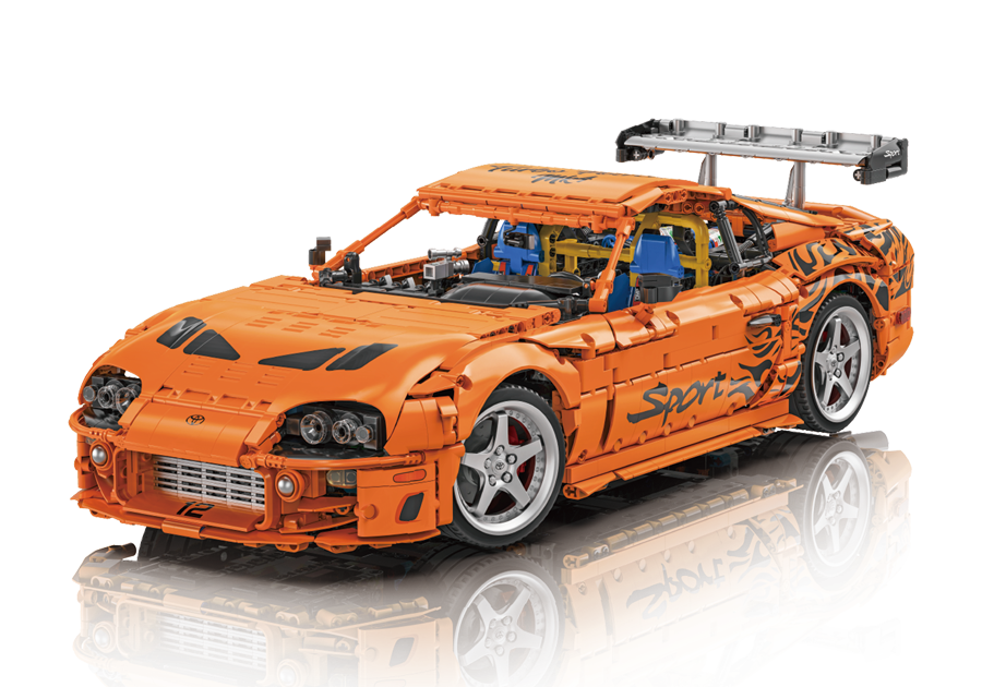 Bole Brick Toyota Supra A80 (MK4) – 4.508 Teile im Maßstab 1:8 | offiziell lizenziert