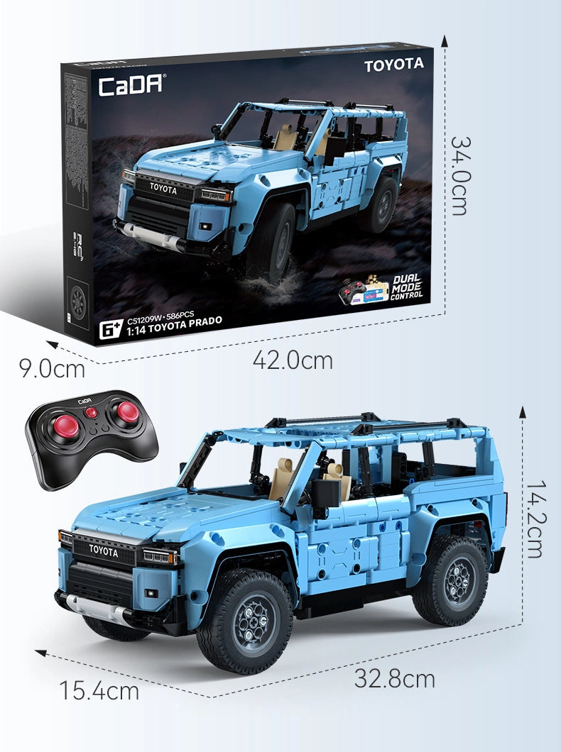 CaDA C51209W Toyota Land Cruiser Prado J250 RC 1:14 – 586 Teile