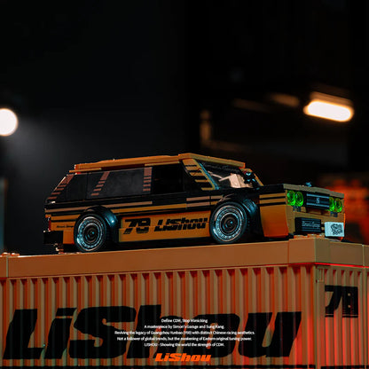PB8862 Datsun 510 Wagon JDM Klemmbaustein Modellauto | Siman’s Garage Edition mit Displaybox