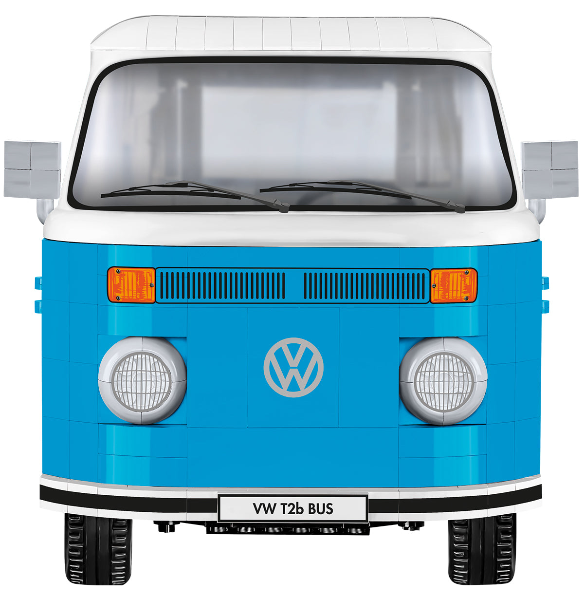 COBI Volkswagen T2b Bus 1:12 (24362) – VW Bulli Klemmbaustein Modell mit 2366 Teilen