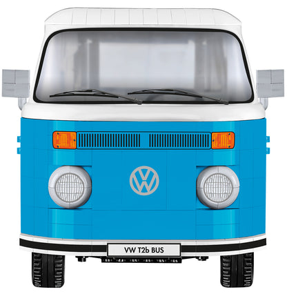 COBI Volkswagen T2b Bus 1:12 (24362) – VW Bulli Klemmbaustein Modell mit 2366 Teilen