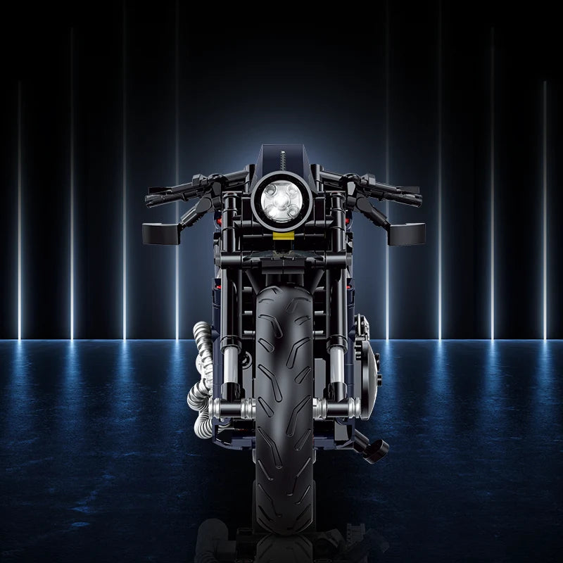 GULY 60517 Deadwind V-Twin – Cruiser Motorrad 1:8 | 562 Teile