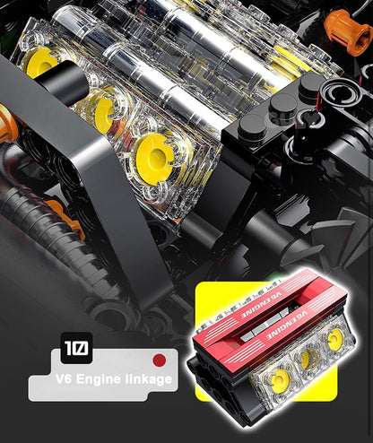 Guly Supercar F80 10656 Klemmbaustein-Set | Static Set