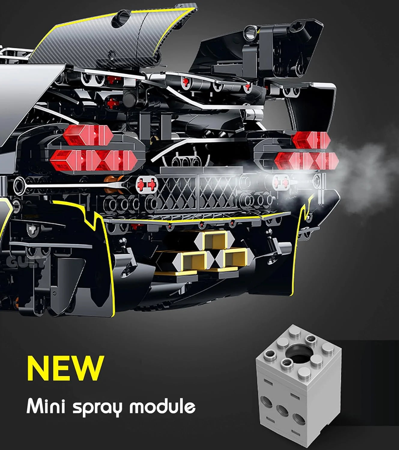 Guly One-Off Supercar 10638 Klemmbaustein-Set | Static Set