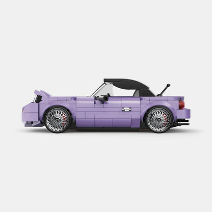 PowerBuild MX-5 Miata 1:24 - 370 Parts Brick Model Car