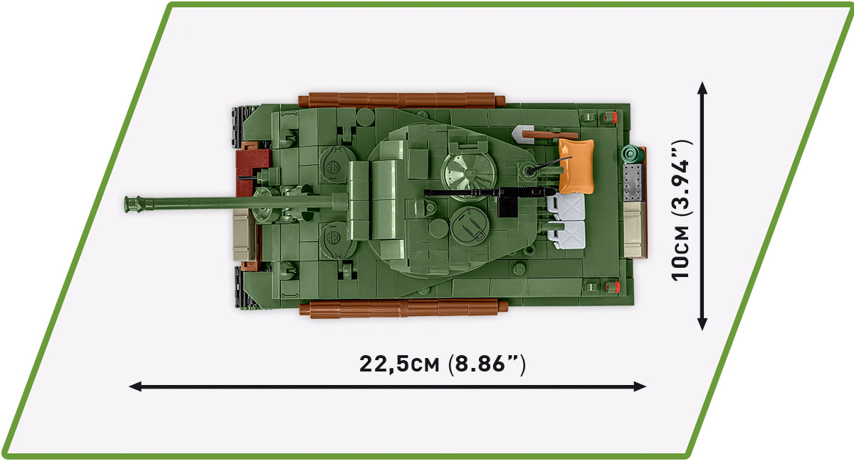 COBI Sherman M4A2E8 „Easy Eight“ Panzer 1:35 (3118) – WWII Klemmbaustein Set mit 865 Teilen