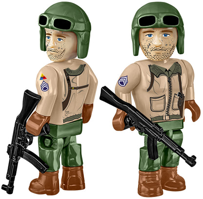COBI Sherman M4A2E8 „Easy Eight“ Panzer 1:35 (3118) – WWII Klemmbaustein Set mit 865 Teilen