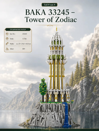 BAKA 33245 Tower of Zodiac – 3.726 Teile
