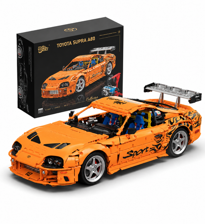 Bole Brick Toyota Supra A80 (MK4) – 4.508 Teile im Maßstab 1:8 | offiziell lizenziert