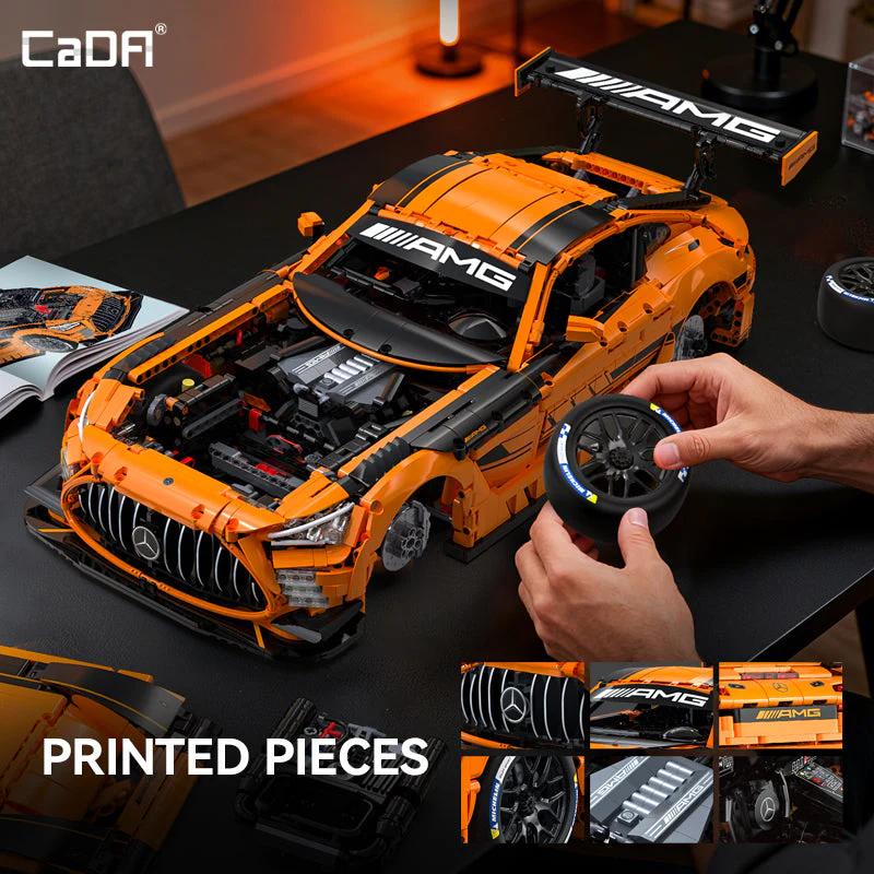 CADA Mercedes AMG GT3 C64008W – 1:8 Klemmbaustein Supercar mit 5466 Teilen | Technik Modell Auto