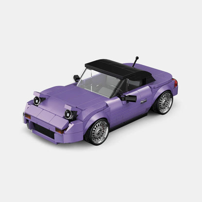 PowerBuild MX-5 Miata 1:24 - 370 Parts Brick Model Car