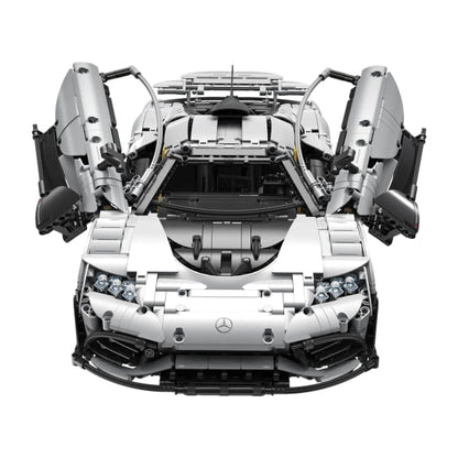 Premium CaDA Mercedes-AMG ONE 1:8 Klemmbaustein-Set (3290+ Teile) mit RC-Fernsteuerung & LED-Beleuchtung – High-Detail Technic Modell