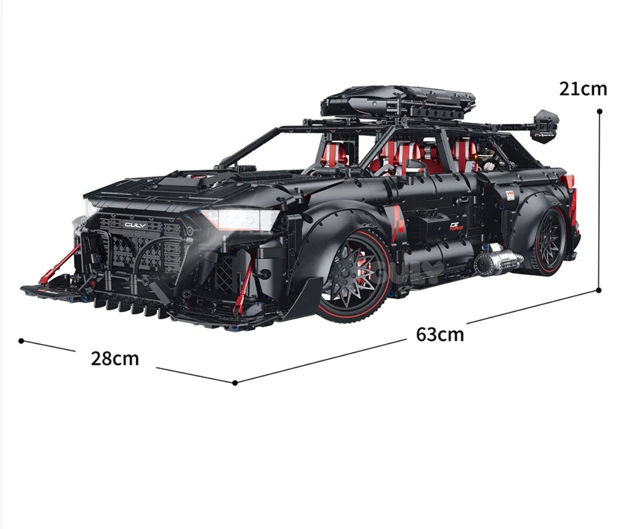 Guly 10645 RS6 Avant GT 10645 Klemmbaustein-Set | Static Set