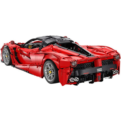Premium CaDA LaFerrari Klemmbaustein-Set (Hypercar C61505W) – 1:8 Modell mit RC-Funktionen, LED-Beleuchtung & High-Detail Technik