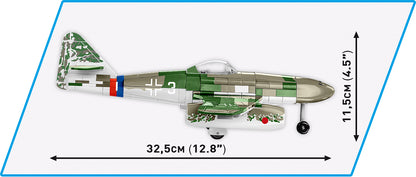COBI Messerschmitt Me 262 A-1a 1:32 (5721) – Düsenjäger Klemmbaustein Modell mit 390 Teilen