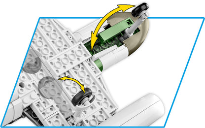 COBI Messerschmitt Me 262 A-1a 1:32 (5721) – Düsenjäger Klemmbaustein Modell mit 390 Teilen