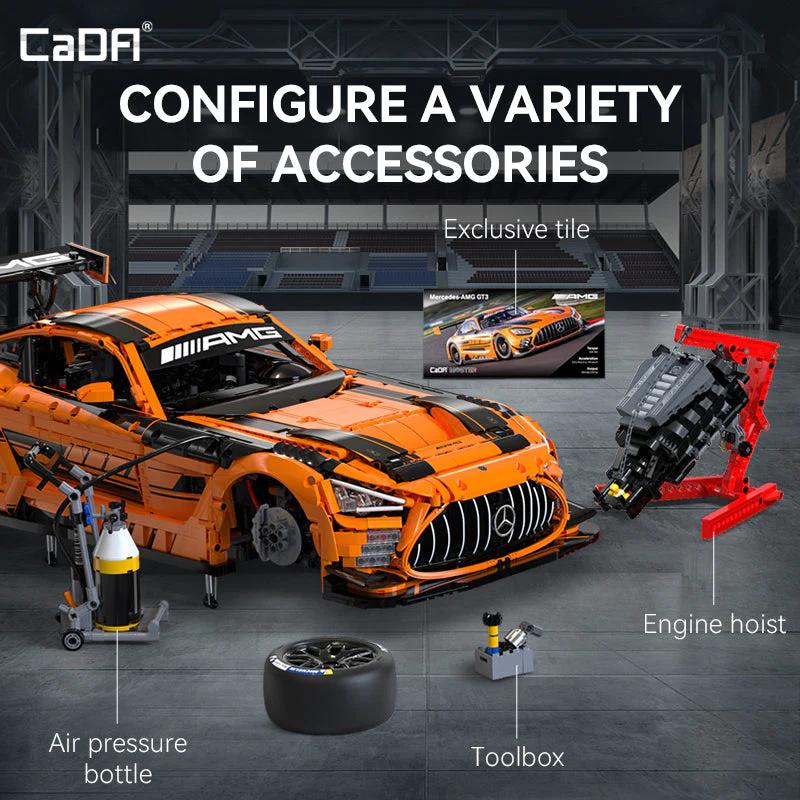 CADA Mercedes AMG GT3 C64008W – 1:8 Building Block Supercar with