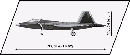 COBI Lockheed F-22 Raptor 1:48 (5855) – Stealth Kampfjet Klemmbaustein Modell mit 695 Teilen