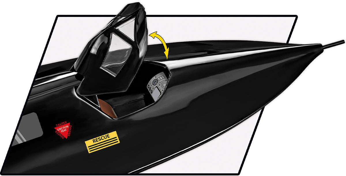 COBI Lockheed SR-71 Blackbird Executive Edition 1:48 (5890) – Spionageflugzeug mit 1424 Teilen