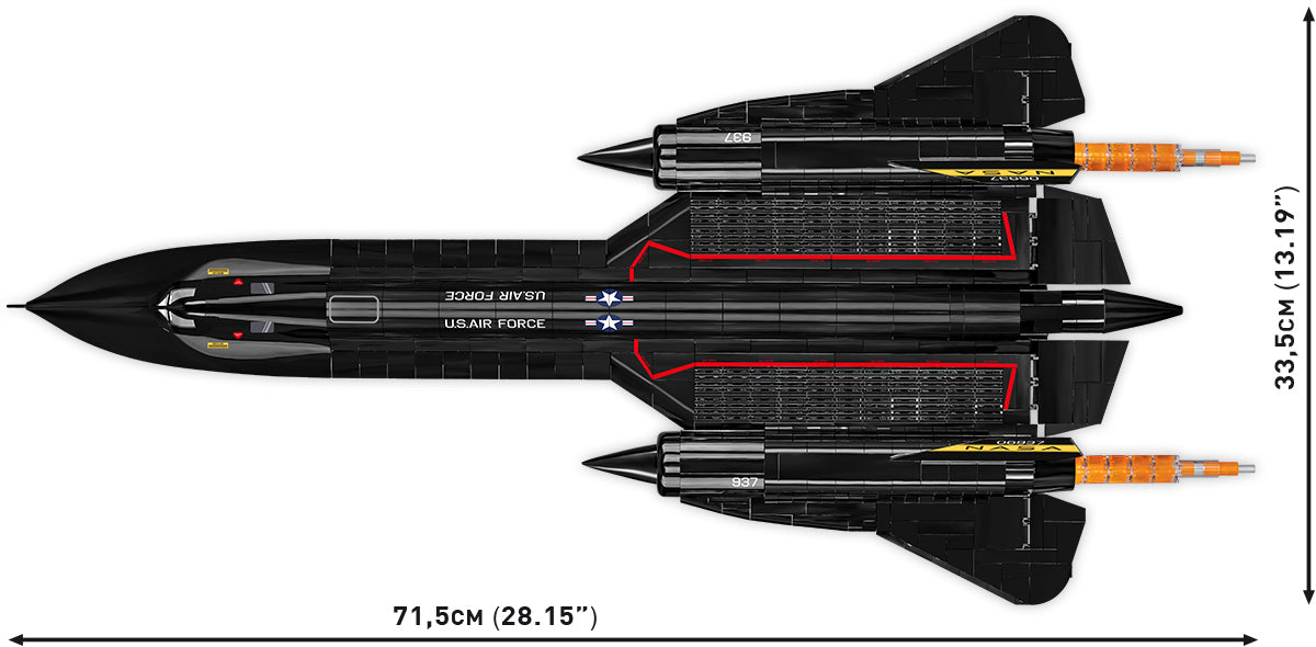 COBI Lockheed SR-71 Blackbird Executive Edition 1:48 (5890) – Spionageflugzeug mit 1424 Teilen