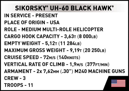 COBI Sikorsky UH-60 Black Hawk 1:48 (5906) – Militärhubschrauber mit 928 Teilen
