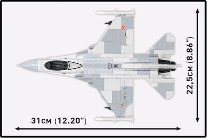 COBI F-16C Fighting Falcon 1:48 (5910) – Kampfjet Klemmbaustein Modell mit 463 Teilen