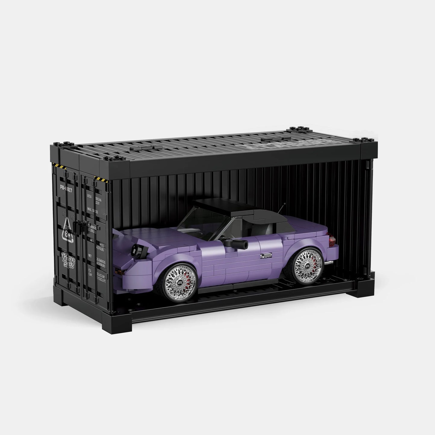 PowerBuild MX-5 Miata 1:24 - 370 Parts Brick Model Car