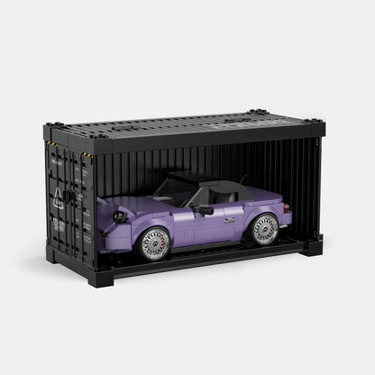 PowerBuild MX-5 Miata 1:24 - 370 Parts Brick Model Car
