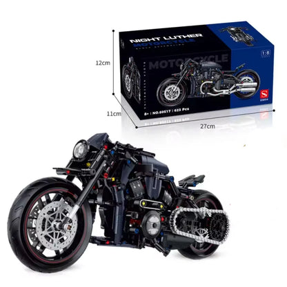GULY 60517 Deadwind V-Twin – Cruiser Motorrad 1:8 | 562 Teile