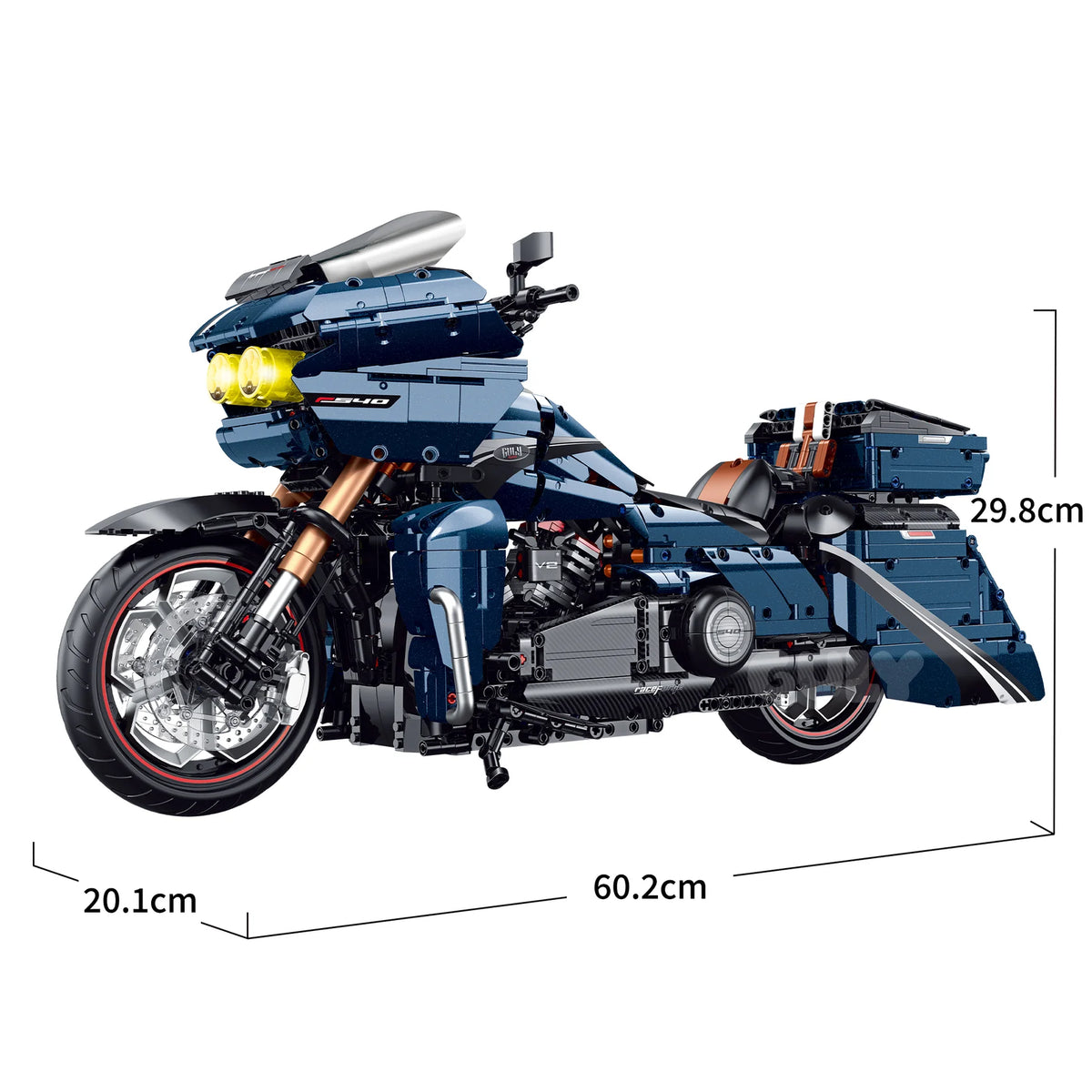 GULY 60540 Sapphire King – Touring Motorrad 1:5 | 2.410 Teile