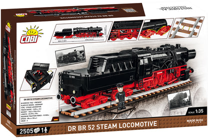 COBI DR BR 52 Dampflokomotive 1:35 (6282) – Historische Eisenbahn mit 2505 Teilen