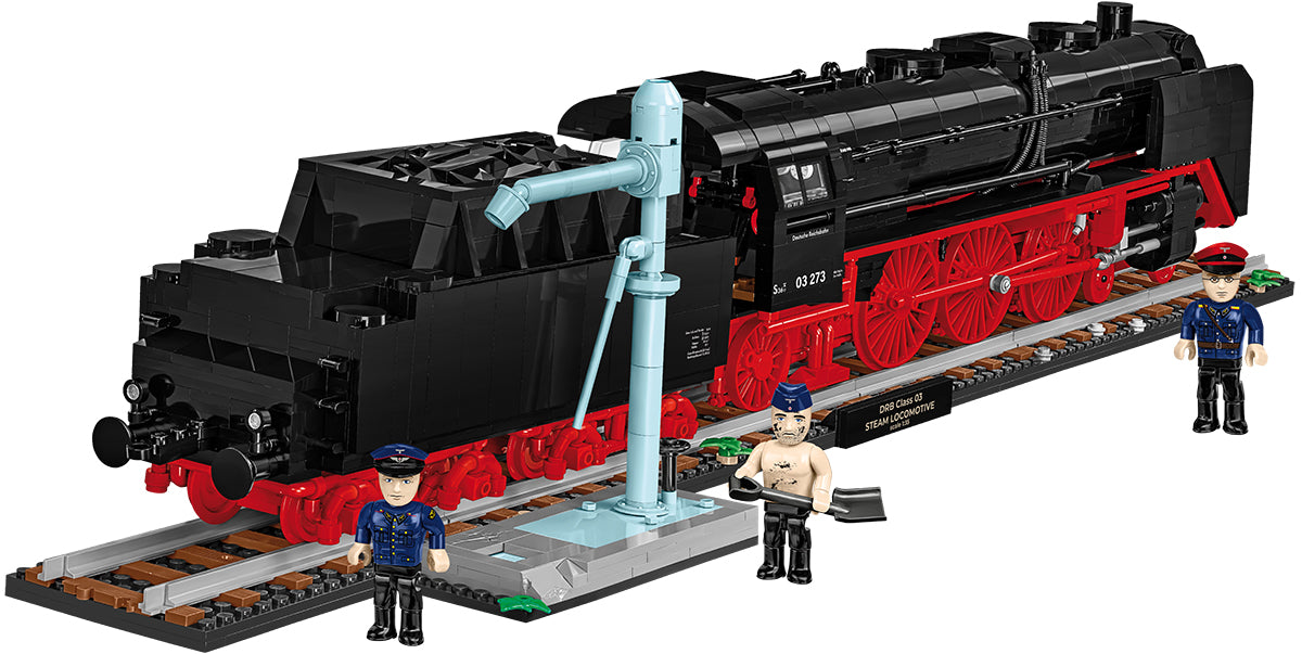 COBI DR BR 03 Dampflokomotive & Wasserkran Executive Edition 1:35 (6286) – Eisenbahnmodell mit 2721 Teilen