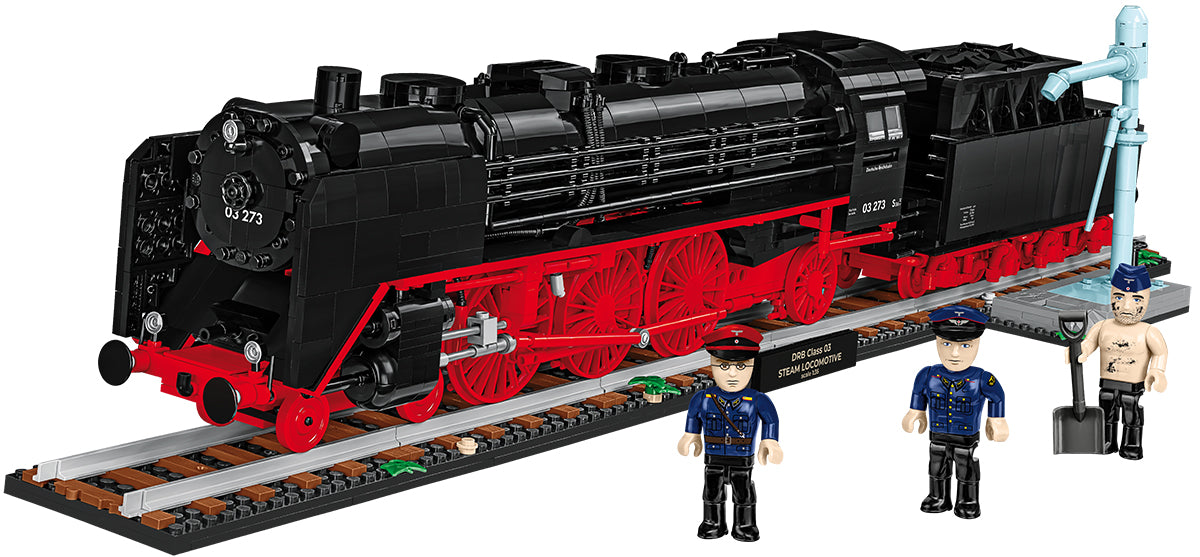 COBI DR BR 03 Dampflokomotive & Wasserkran Executive Edition 1:35 (6286) – Eisenbahnmodell mit 2721 Teilen