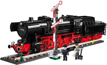 COBI DR BR 52 Dampflokomotive & Eisenbahn-Semaphor 1:35 (6287) – Executive Edition mit 2747 Teilen