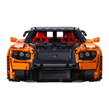 Premium CaDA Mazda RX-7 1:8 Klemmbaustein-Set (3182 Teile) mit RC-Fernsteuerung, LED-Beleuchtung & High-Detail Technik-Modell