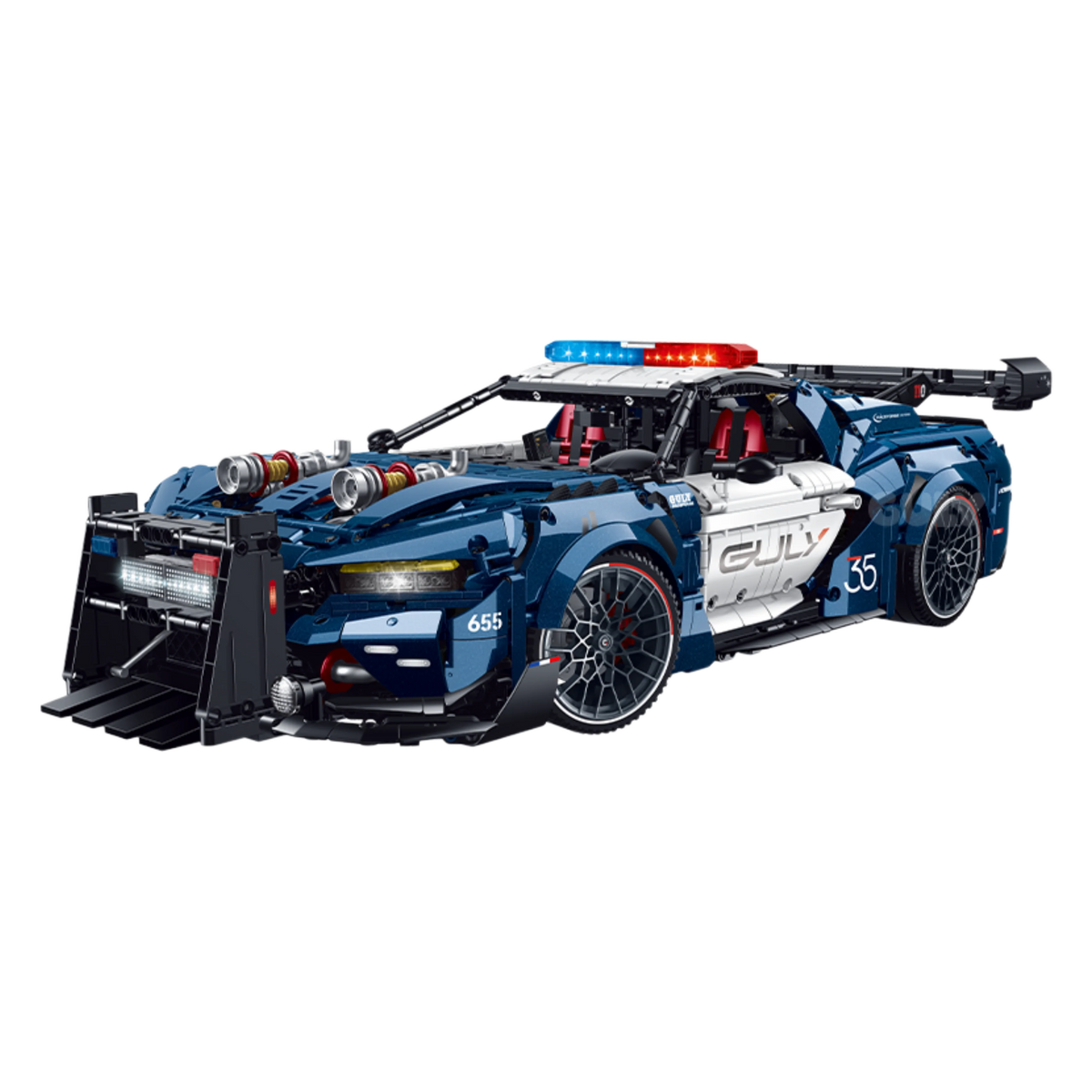 GULY 10655 Interceptor – Polizei-Sportwagen Static | 3.975 Teile
