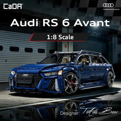 CaDA Audi RS6 Avant C61515W 1:8 | 4.663 Teile