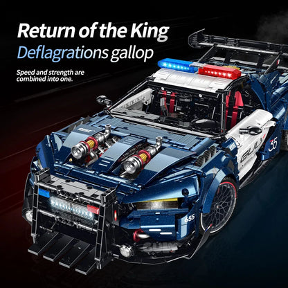 GULY 10655 Interceptor – Polizei-Sportwagen Static | 3.975 Teile